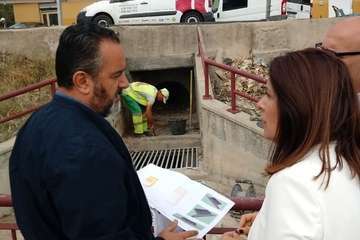 Los trabajos de desconexión de las redes de aguas pluviales de Jinámar concluirán a finales de mayo (Foto TA)